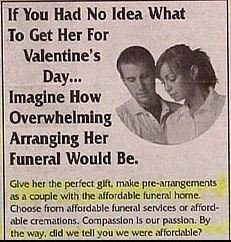 Valentine Funeral Planning